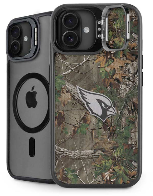 NFL Arizona Cardinals Realtree Xtra Green Camo iPhone 16 Plus Kickstand Case
