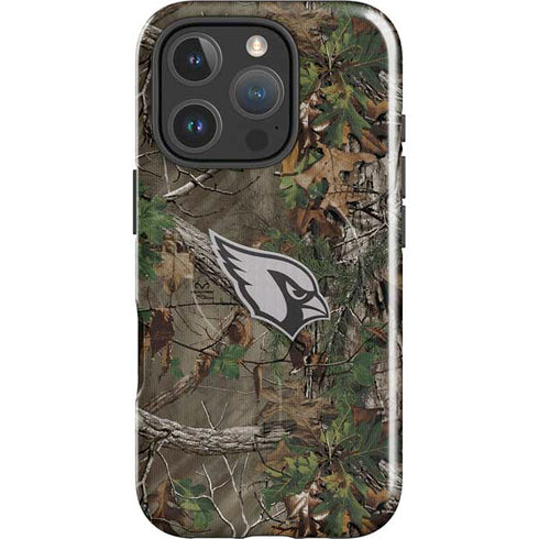 NFL Arizona Cardinals Realtree Xtra Green Camo iPhone 16 Pro Max Magsafe Impact Case