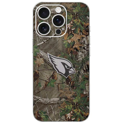 NFL Arizona Cardinals Realtree Xtra Green Camo iPhone 16 Pro Skin