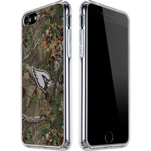 NFL Arizona Cardinals Realtree Xtra Green Camo iPhone SE (2nd & 3rd Gen) Clear Case