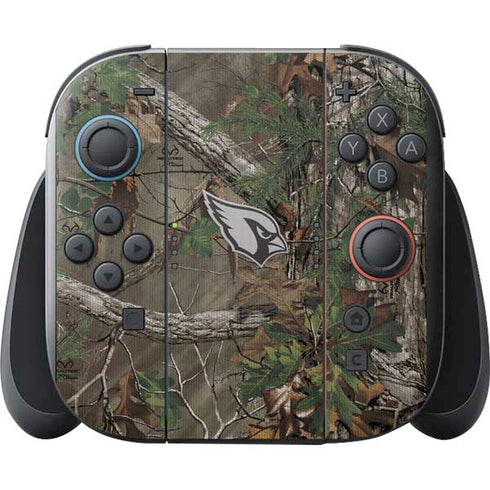 NFL Arizona Cardinals Realtree Xtra Green Camo Nintendo Switch 2 (2025) with Joy-Con Skin
