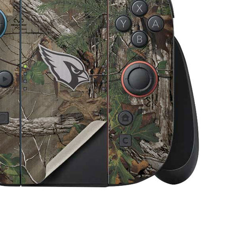 NFL Arizona Cardinals Realtree Xtra Green Camo Nintendo Switch 2 (2025) Joy-Con Controller Skin