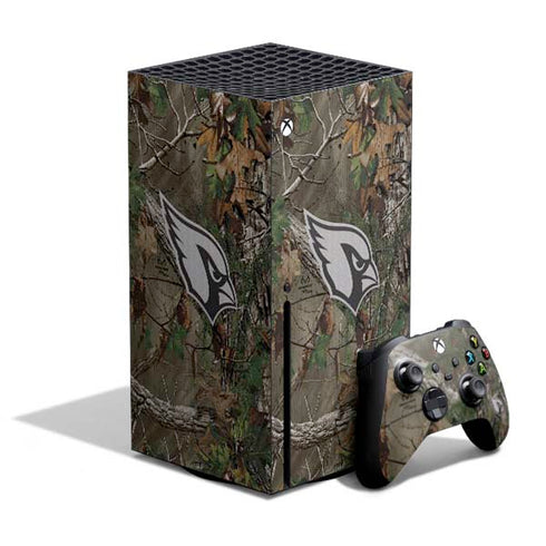 NFL Arizona Cardinals Realtree Xtra Green Camo Xbox Series X Skins
