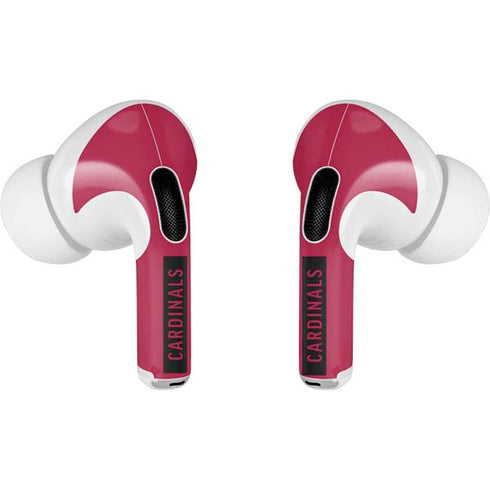 NFL Arizona Cardinals Red Performance Series AirPods Skins