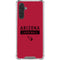 NFL Arizona Cardinals Red Performance Series Galaxy A17 Clear Case