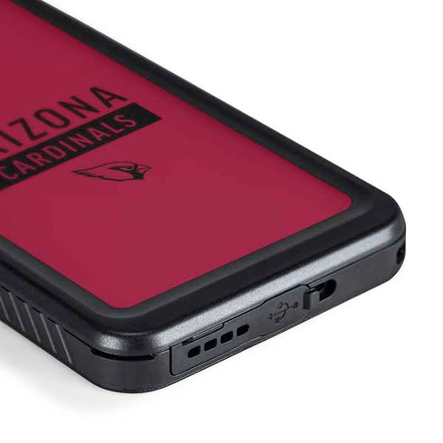 NFL Arizona Cardinals Red Performance Series Galaxy S24 Waterproof Case