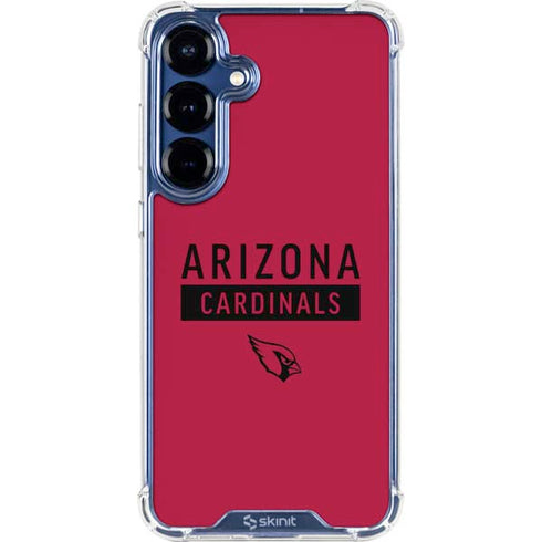 NFL Arizona Cardinals Red Performance Series Galaxy S25 Clear Case