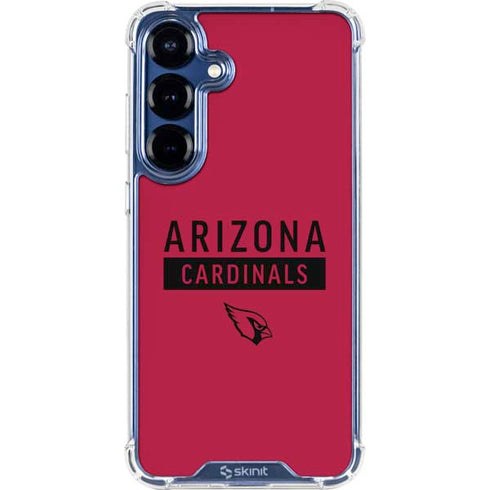 NFL Arizona Cardinals Red Performance Series Galaxy S25 Plus Clear Case
