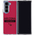 NFL Arizona Cardinals Red Performance Series Galaxy Z Fold5 5G Clear Case