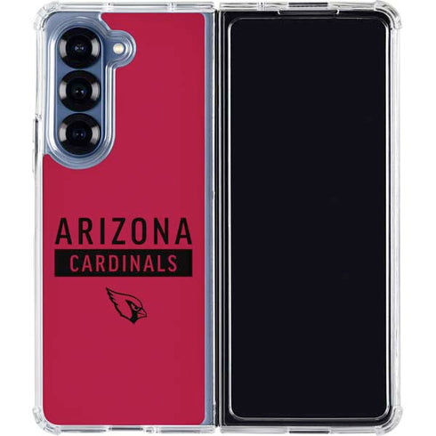 NFL Arizona Cardinals Red Performance Series Galaxy Z Fold6 Clear Case