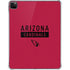 NFL Arizona Cardinals Red Performance Series iPad Pro 11in (2024) Clear Case