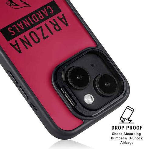 NFL Arizona Cardinals Red Performance Series iPhone 14 Kickstand Case
