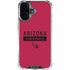 NFL Arizona Cardinals Red Performance Series iPhone 16 Clear Case