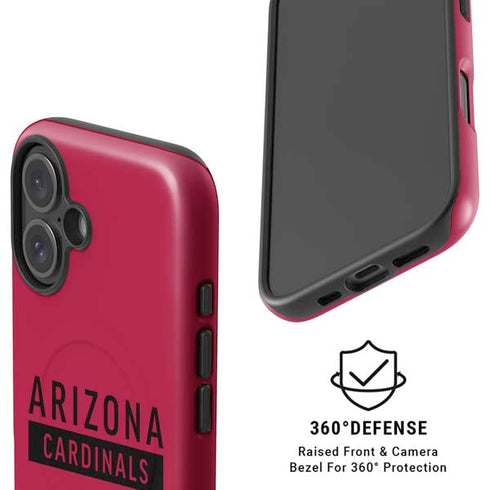 NFL Arizona Cardinals Red Performance Series iPhone 16 Magsafe Impact Case