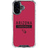 NFL Arizona Cardinals Red Performance Series iPhone 16 Plus Clear Case