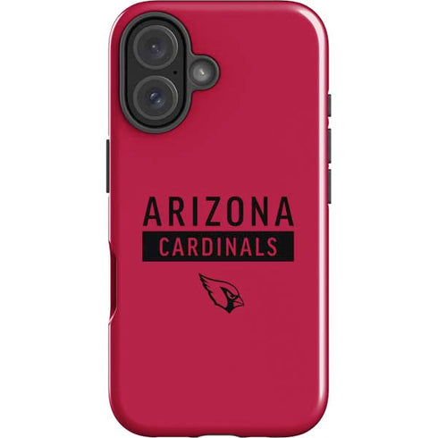 NFL Arizona Cardinals Red Performance Series iPhone 16 Plus Impact Case