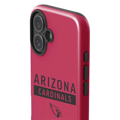 NFL Arizona Cardinals Red Performance Series iPhone 16 Plus Impact Case