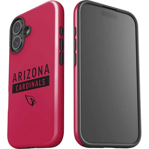 NFL Arizona Cardinals Red Performance Series iPhone 16 Plus Impact Case