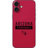 NFL Arizona Cardinals Red Performance Series iPhone 16 Plus Skin