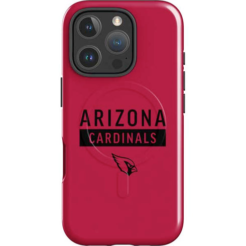 NFL Arizona Cardinals Red Performance Series iPhone 16 Pro Magsafe Impact Case