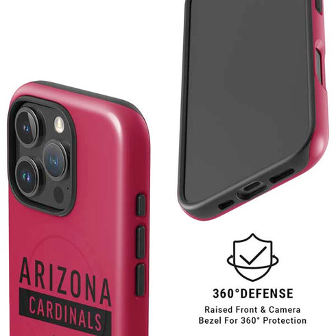 NFL Arizona Cardinals Red Performance Series iPhone 16 Pro Magsafe Impact Case