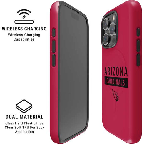 NFL Arizona Cardinals Red Performance Series iPhone 16 Pro Magsafe Impact Case