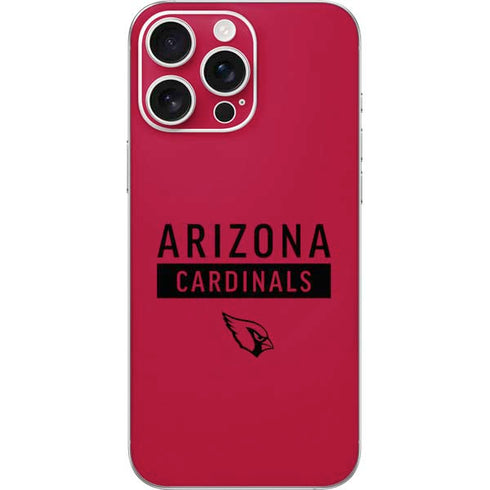 NFL Arizona Cardinals Red Performance Series iPhone 16 Pro Max Skin