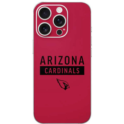 NFL Arizona Cardinals Red Performance Series iPhone 16 Pro Skin