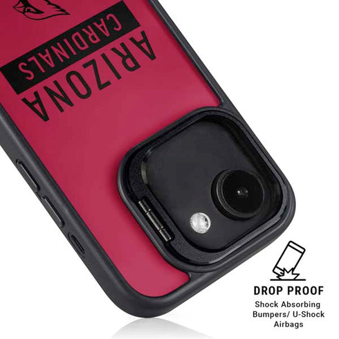 NFL Arizona Cardinals Red Performance Series iPhone 16e Kickstand Case