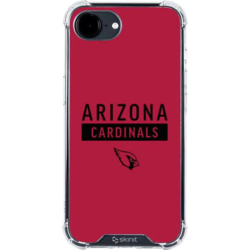 NFL Arizona Cardinals Red Performance Series iPhone 16e Clear Case