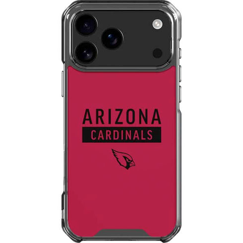 NFL Arizona Cardinals Red Performance Series iPhone 18 Pro Max Clear Case