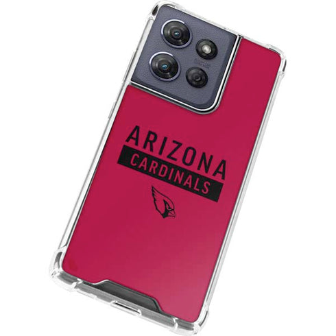 NFL Arizona Cardinals Red Performance Series Moto G 5G (2025) Clear Case