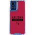 NFL Arizona Cardinals Red Performance Series Moto G 5G (2024) Clear Case