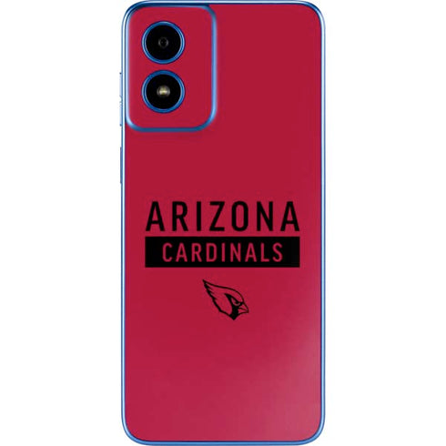 NFL Arizona Cardinals Red Performance Series Moto G Play 4G (2024) Skin