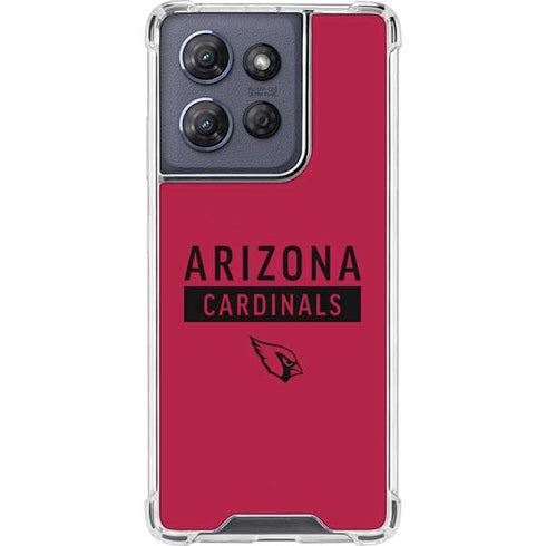 NFL Arizona Cardinals Red Performance Series Moto G Play 5G (2025) Clear Case