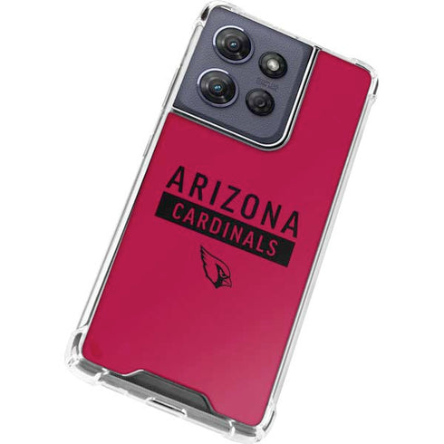 NFL Arizona Cardinals Red Performance Series Moto G Power 5G (2025) Clear Case