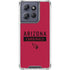 NFL Arizona Cardinals Red Performance Series Moto G Stylus 5G (2025) Clear Case