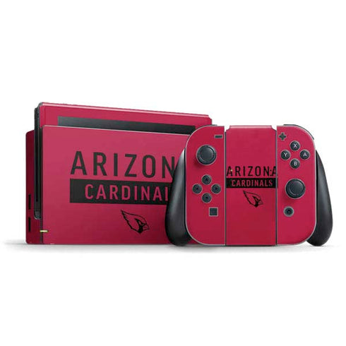 NFL Arizona Cardinals Red Performance Series Nintendo Skins