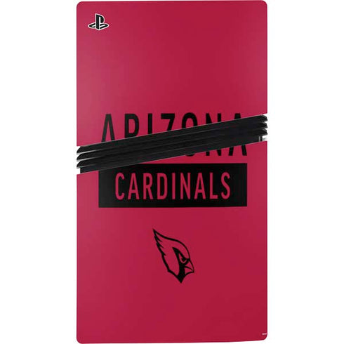 NFL Arizona Cardinals Red Performance Series PS5 Pro Console Skin