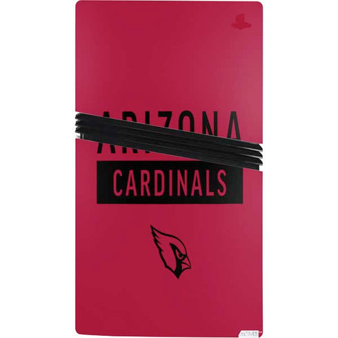 NFL Arizona Cardinals Red Performance Series PS5 Pro Console Skin