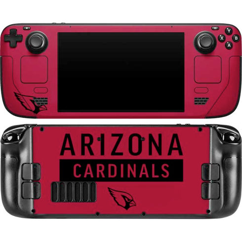 NFL Arizona Cardinals Red Performance Series Steam Deck Handheld Gaming Computer OLED Skin