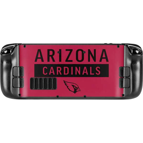 NFL Arizona Cardinals Red Performance Series Steam Deck Handheld Gaming Computer Skin