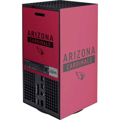 NFL Arizona Cardinals Red Performance Series XBox Series X Digital Edition Console Skin