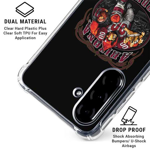 Liquid Blue NFL Arizona Cardinals Running Back Galaxy A36 5G Clear Case