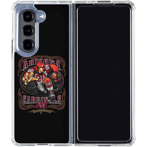 Liquid Blue NFL Arizona Cardinals Running Back Galaxy Z Fold5 5G Clear Case