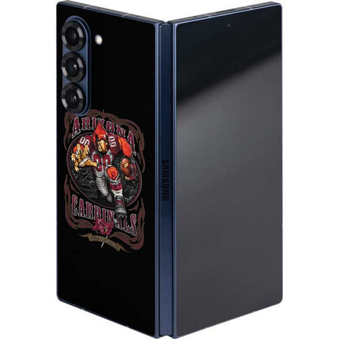 Liquid Blue NFL Arizona Cardinals Running Back Galaxy Z Fold6 Skin