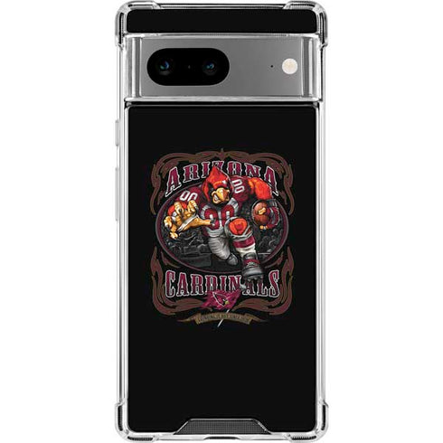 Liquid Blue NFL Arizona Cardinals Running Back Google Pixel 8a Clear Case