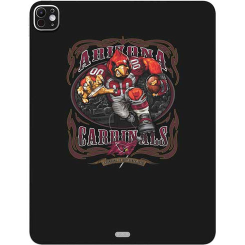 Liquid Blue NFL Arizona Cardinals Running Back iPad Pro 13in M4 (2024) Skin