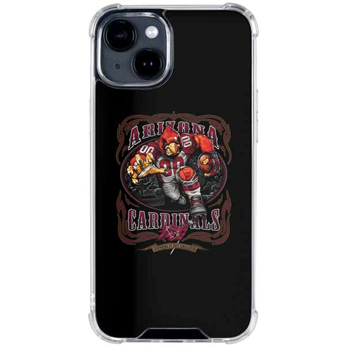 Liquid Blue NFL Arizona Cardinals Running Back iPhone 15 Clear Case