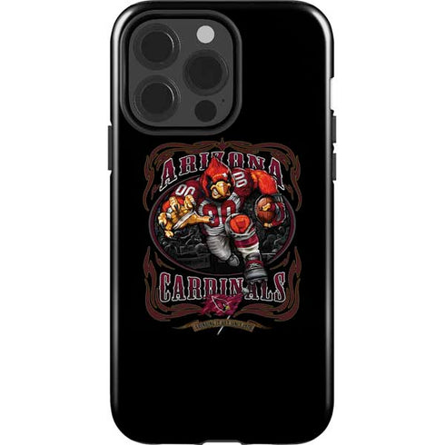 Liquid Blue NFL Arizona Cardinals Running Back iPhone 15 Pro Impact Case